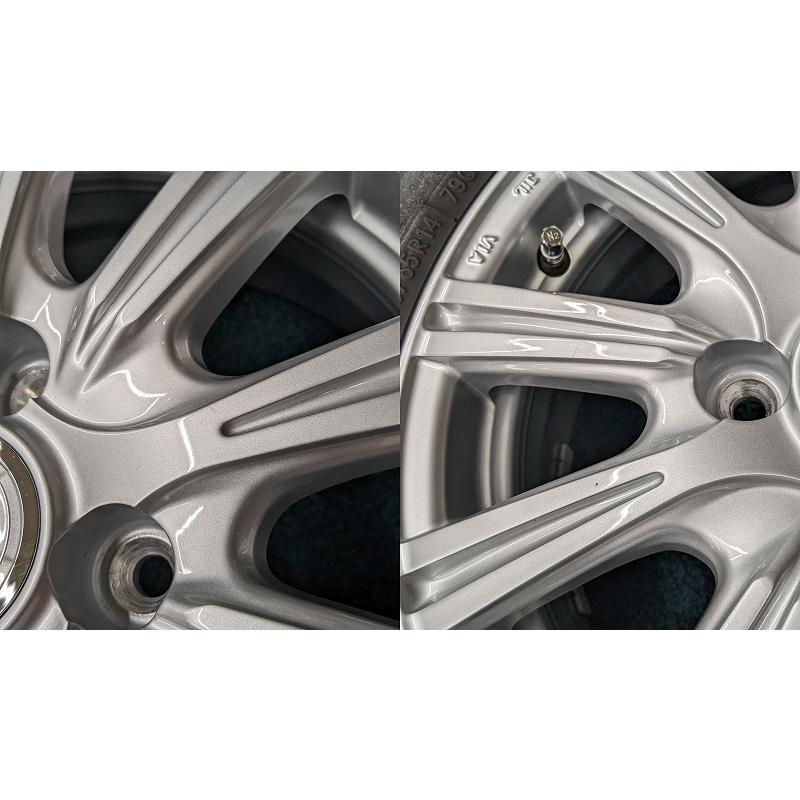 GARIT ☆2017年製 165/65R14 79Q TOYO G5 中古 スタッドレス/Weds 