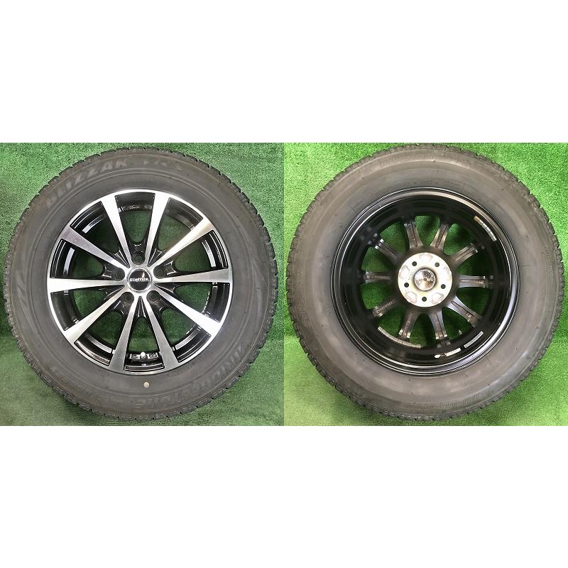 2018年製 195/65R15 91Q ブリヂストン VRX 中古 スタッドレス/中古  