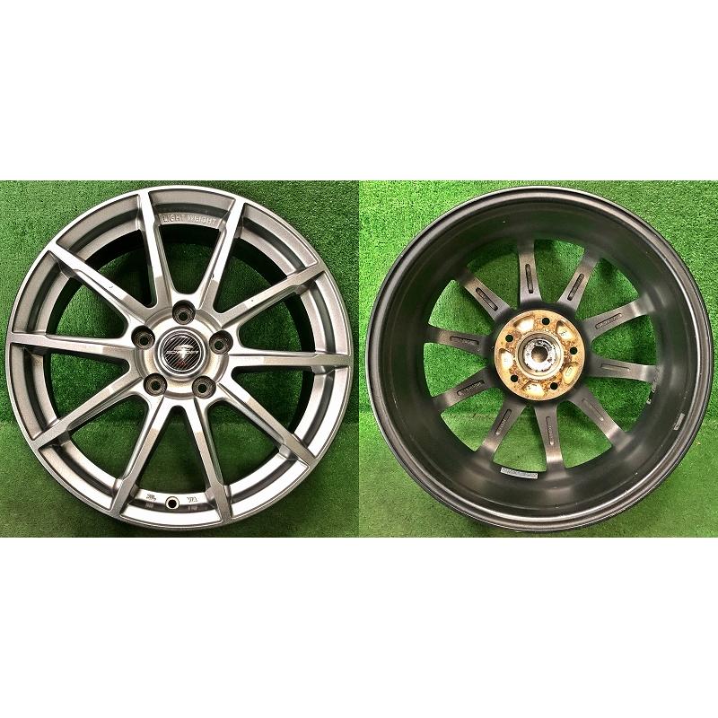 ☆17インチ SCHNIEDER 中古 社外 アルミホイール 4本 5穴 PCD:114.3 