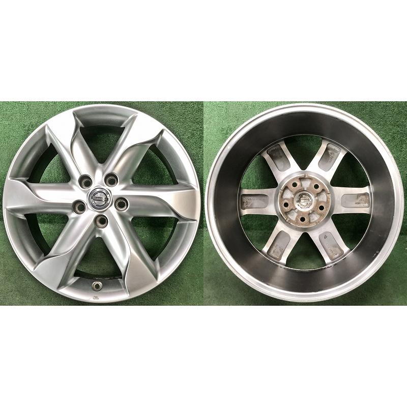 日産（NISSAN） ☆18インチ 中古 純正 アルミホイール 4本 5穴 PCD114