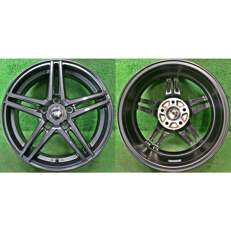 ☆16インチ ART 社外 中古 アルミホイール 4本 5穴 PCD:112 IN48