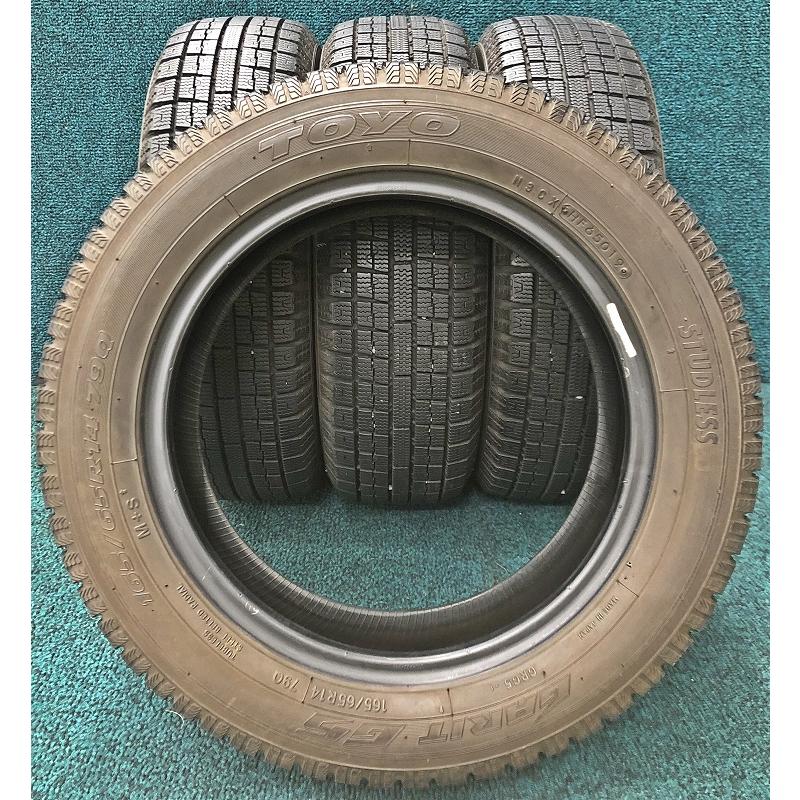 ★2019年製 165/65R14 79Q TOYO GARIT G5 中古 スタッドレスタイヤ 4本 14インチ★の画像