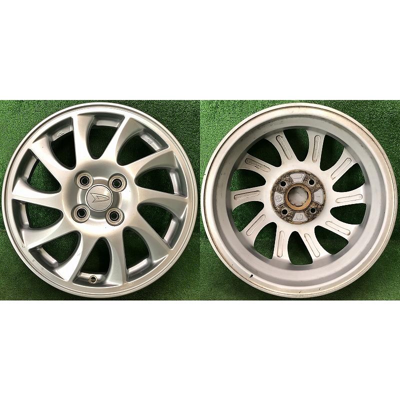 ダイハツ（DAIHATSU） ☆15インチ 純正 中古 アルミホイール 4本 4穴