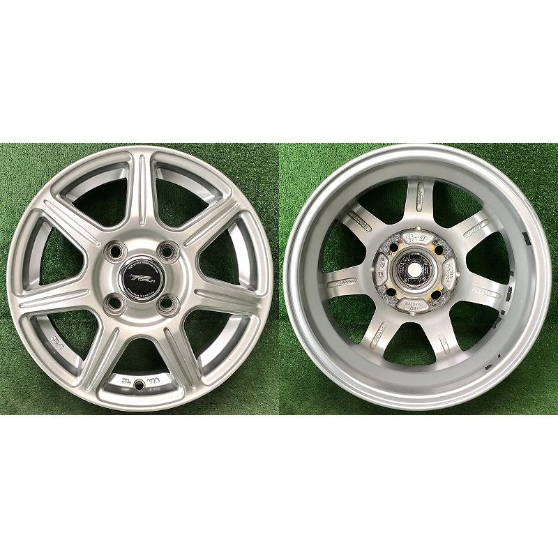 ☆13インチ TOPRUN 中古 アルミホイール 4本 4穴 PCD100 IN45  