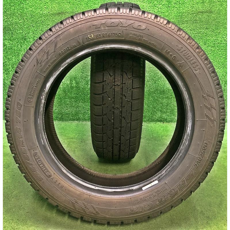 GARIT ☆2020年製 155/65R14 75Q TOYO GIZ 中古 スタッドレスタイヤ 2 