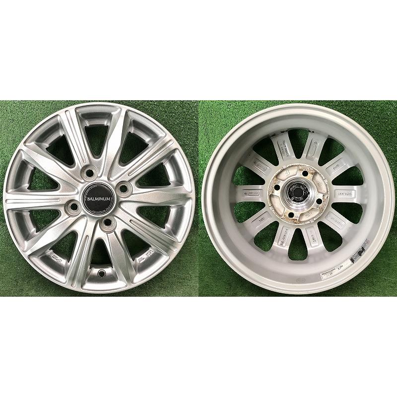 13インチ VATRRA 中古 社外 アルミホイール 4本 4穴 PCD:100 IN45 13インチ VATRRA 中古 社外 アルミホイール 4本 4穴 PCD:100 IN45