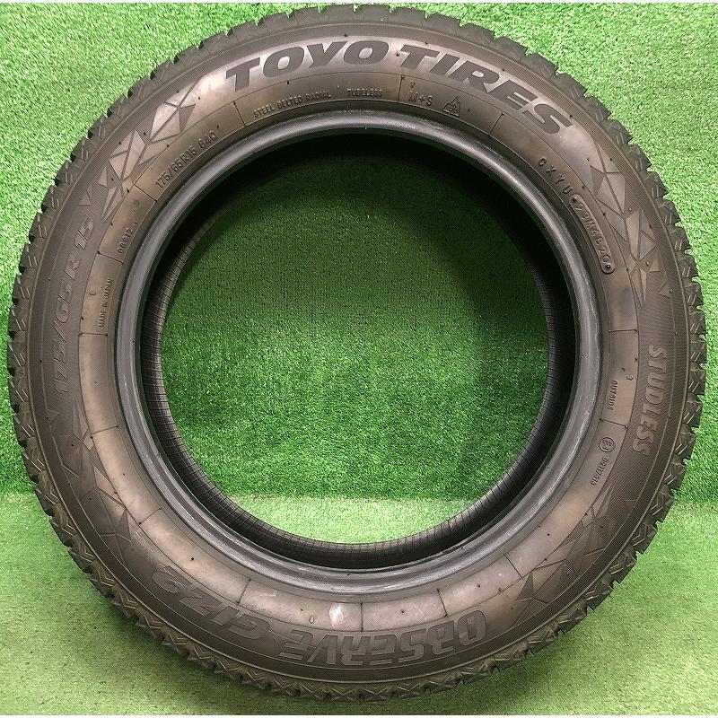 GARIT ☆2020年製 175/65R15 84Q TOYO GIZ2 中古 スタッドレス 1本 15 