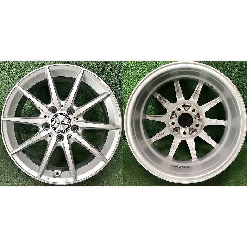 ☆16インチ Euro Forsch 社外 中古 アルミホイール 4本 5穴 PCD:112 