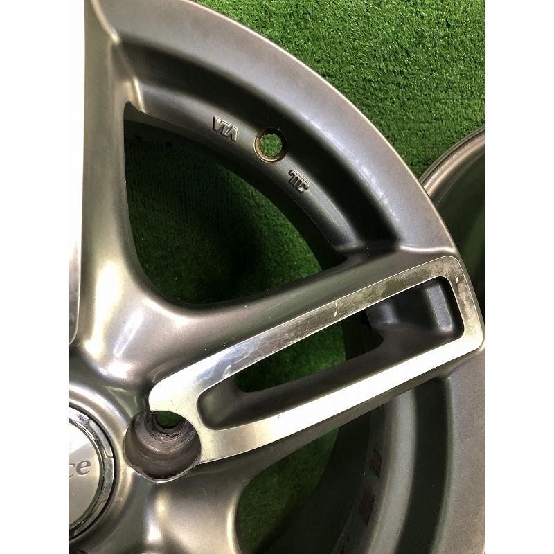 ☆15インチ e:vance 中古 社外 アルミホイール 4本 4穴 PCD:100 IN43 