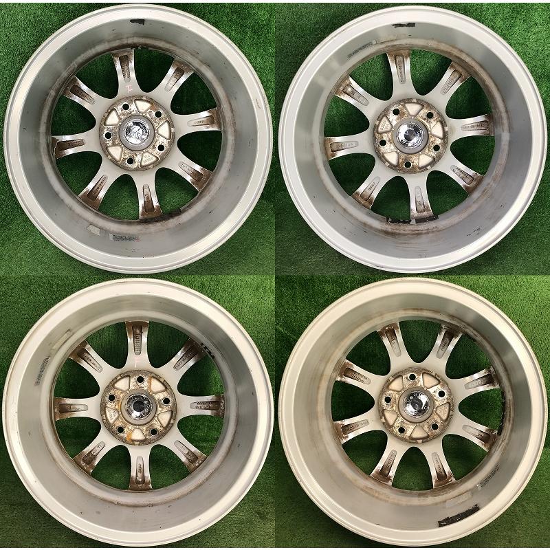 ☆15インチ Inverno 中古 社外 アルミホイール 4本 5穴 PCD:114.3 IN53 