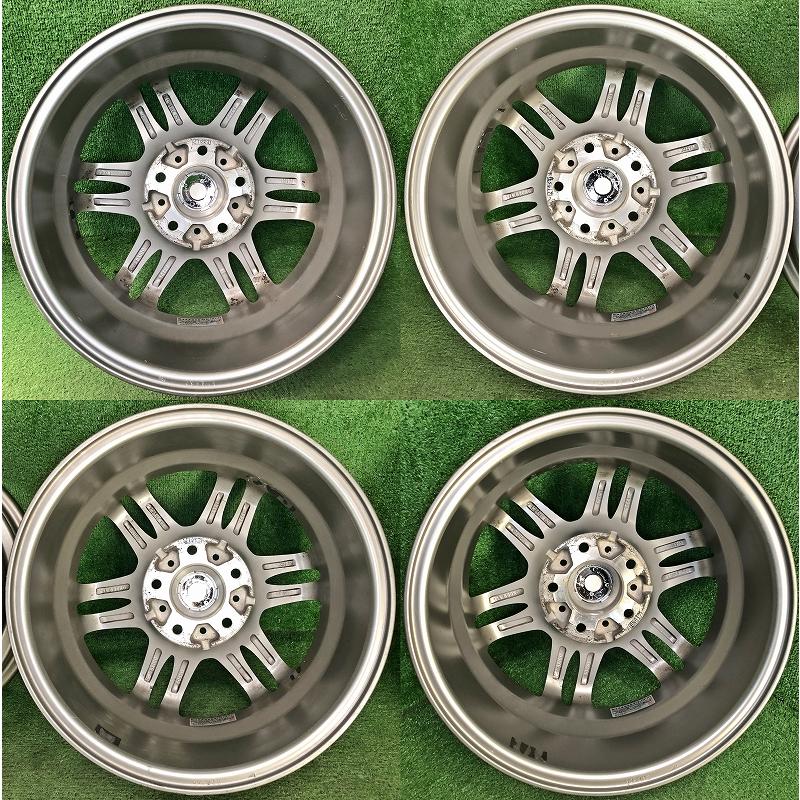 ☆15インチ LAYCEA 中古 社外 アルミホイール 4本 5穴 PCD:114.3 IN43