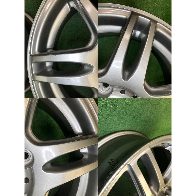 ☆15インチ LAYCEA 中古 社外 アルミホイール 4本 5穴 PCD:114.3 IN43