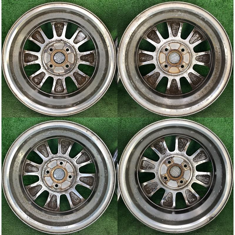 スズキ ☆14インチ 純正 中古 アルミホイール 4本 4穴 PCD100 スズキ ☆14インチ 純正 中古 アルミホイール 4本 4穴 PCD100