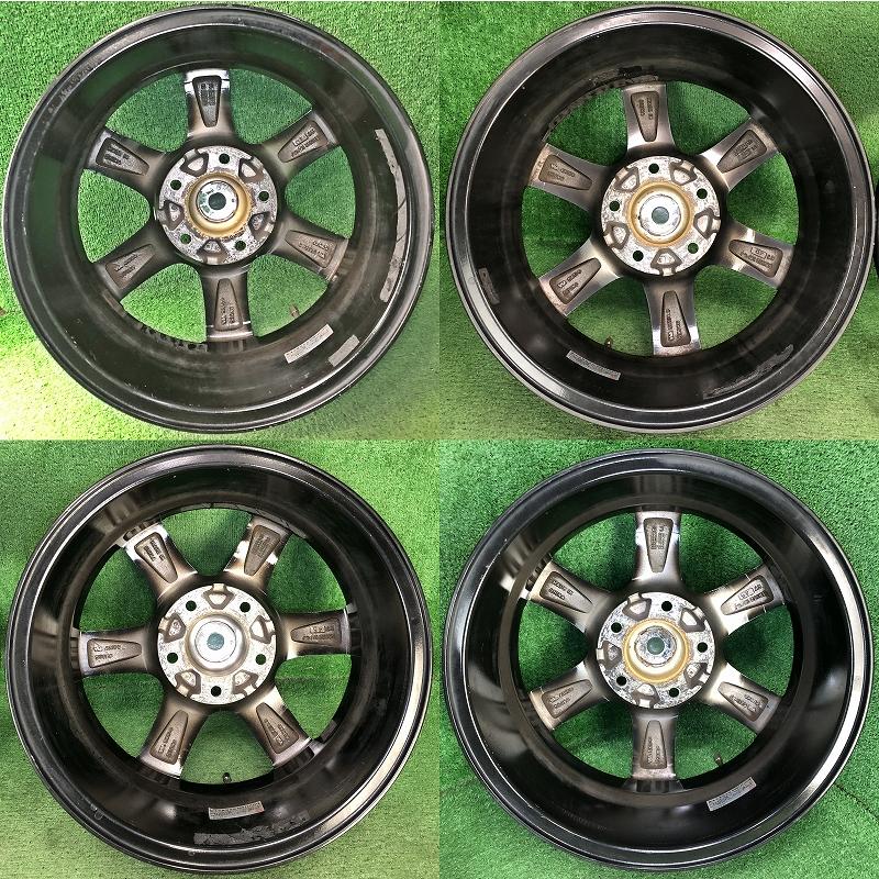 ☆15インチ HURRICANE SPORTS 中古 社外 アルミホイール 4本 5穴 PCD 