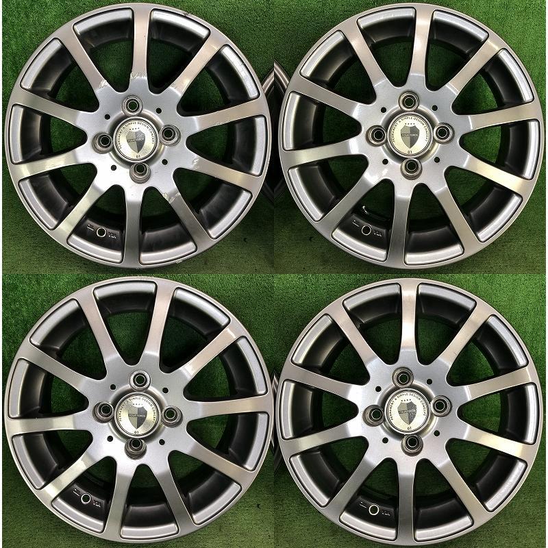 【セール品】2023年製 175/65R14 82Q TOYO OBSERVE GIZ2 新品 スタッドレス/中古アルミホイール 4本【組み付け無料バランス込み】TZ-6_3