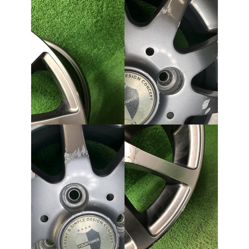 【セール品】2023年製 175/65R14 82Q TOYO OBSERVE GIZ2 新品 スタッドレス/中古アルミホイール 4本【組み付け無料バランス込み】TZ-6_9