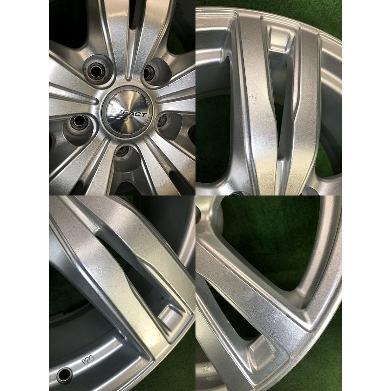 ☆18インチ DUFACT 社外 中古 アルミホイール 4本 5穴 PCD114.3 IN42 