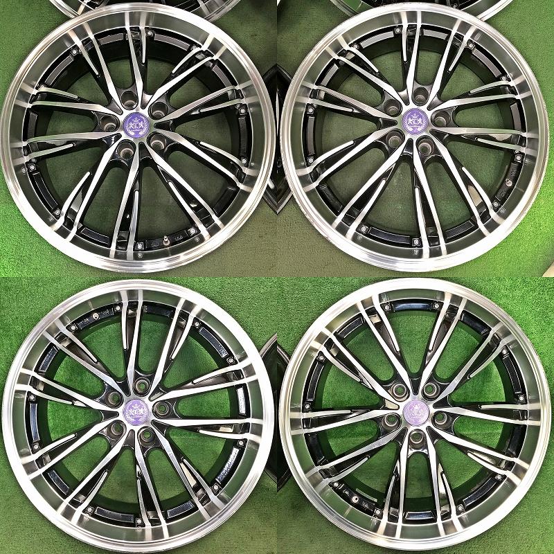 ☆20インチ Lehrmeister 社外 中古 アルミホイール 4本 5穴 PCD:114.3 