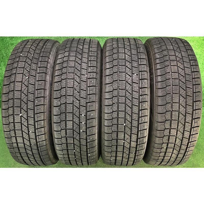 2020年製 205/65R16 95Q KENDA KR36 中古 スタッドレス/中古 日産 純正 アルミホイール付 4本 5穴 PCD:114.3 IN45の画像
