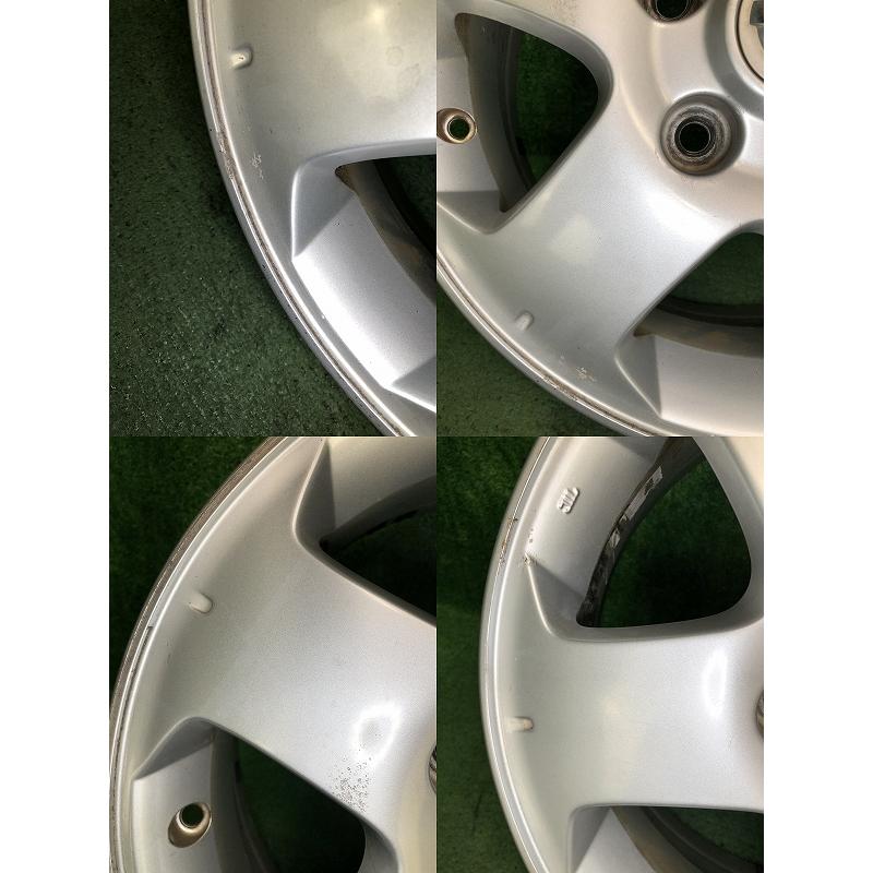 日産純正ホイール タイヤ 15インチ 4本セット 5穴 114.3 +45 195/65R15 日産（NISSAN） ☆15インチ 純正 中古 アルミホイール 4本 5穴 PCD