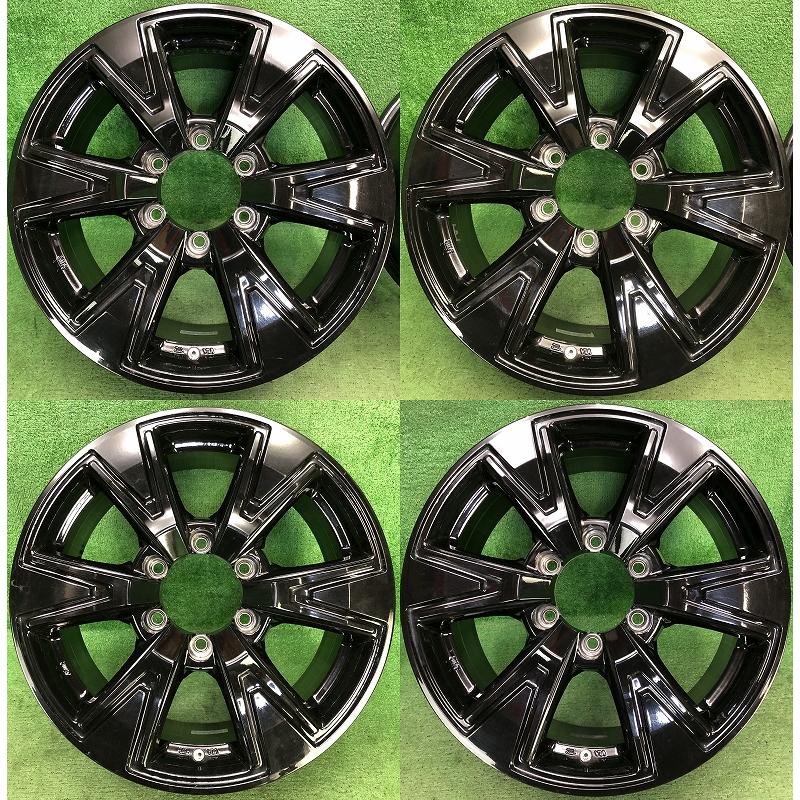 ☆17インチ KOSEI 中古 社外 アルミホイール 4本 6穴 PCD139.7 IN25 