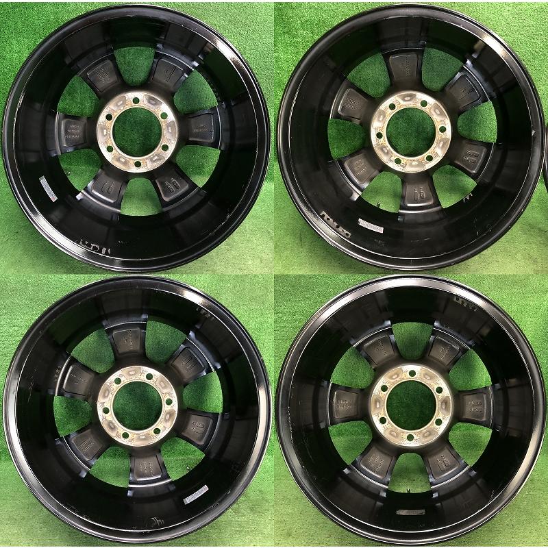 ☆17インチ KOSEI 中古 社外 アルミホイール 4本 6穴 PCD139.7 IN25 