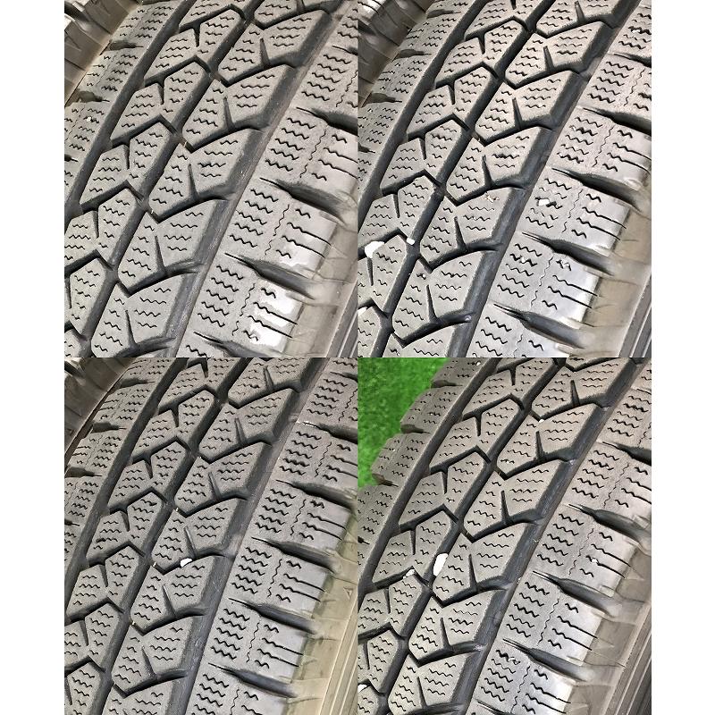 【コバ】165R13 6PR ブリヂストン スタッドレス中古品 中古タイヤ 4本セット 165R13 6PR ブリヂストン ブリザック VL-1