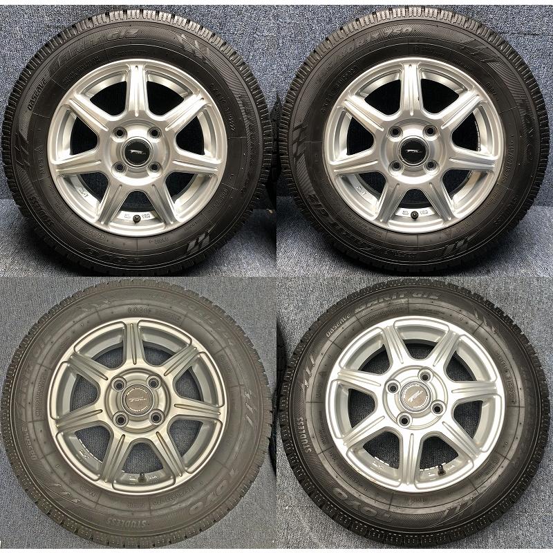 GARIT 2022年製 145/80R13 75Q TOYO GIZ 中古 スタッドレス/中古 