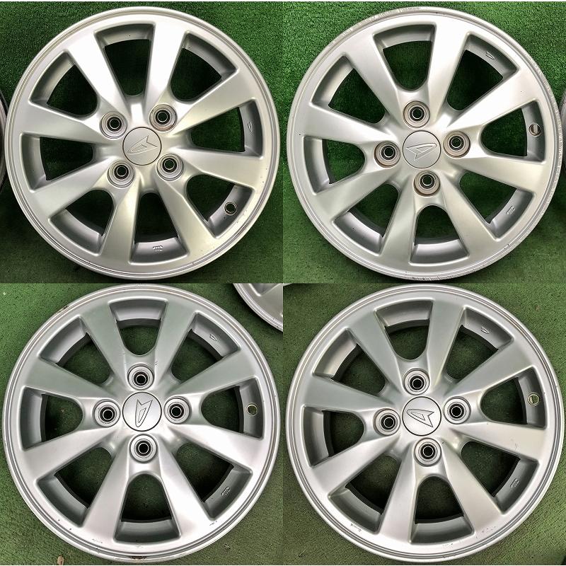 ダイハツ（DAIHATSU） ☆14インチ 純正 中古 アルミホイール 4本 4穴