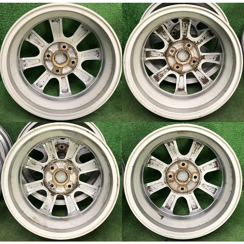 ダイハツ（DAIHATSU） ☆14インチ 純正 中古 アルミホイール 4本 4穴