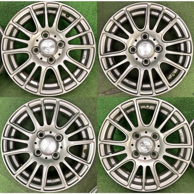 Weds ravrionアルミホイール13インチ5J+36 PCD100 WEDS（ウェッズ） ☆13インチ Weds ravrion selzer 中古 アルミ