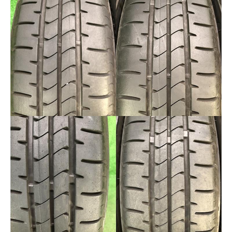 NEWNO 155/65R14 75H ブリヂストン 中古 夏タイヤ/中古 鉄ホイール付 4