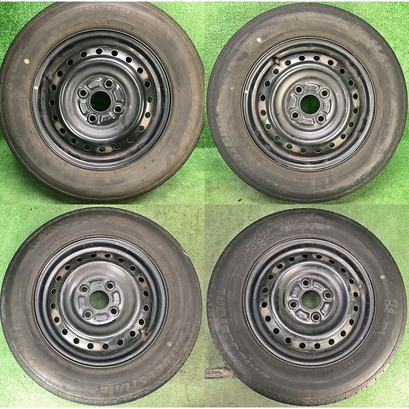 NEXTRY 2021年製 145/80R13 75S ブリヂストン 中古 タイヤ 夏タイヤ