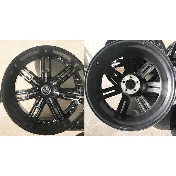 ☆22インチ 社外 中古 アルミホイール4本 5穴 PCD114.3 IN18