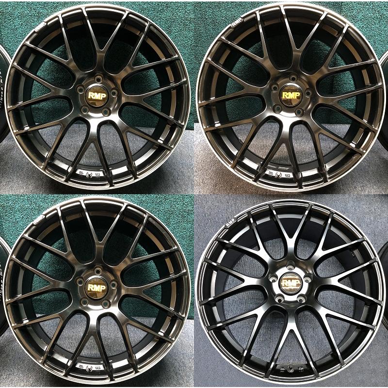 ☆20インチ MID RMP 社外 中古 アルミホイール 4本 5穴 PCD:114.3 IN38 