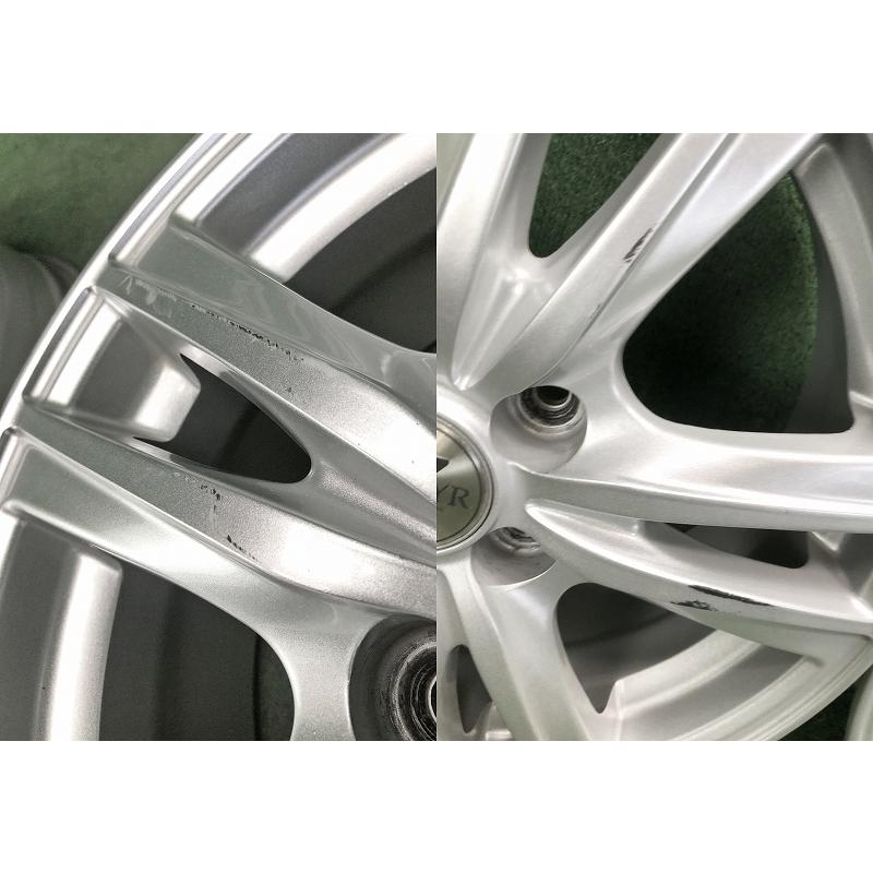 ★15インチ ZEPHYR 中古 社外 アルミホイール 4本 5穴 PCD100 IN45★の画像