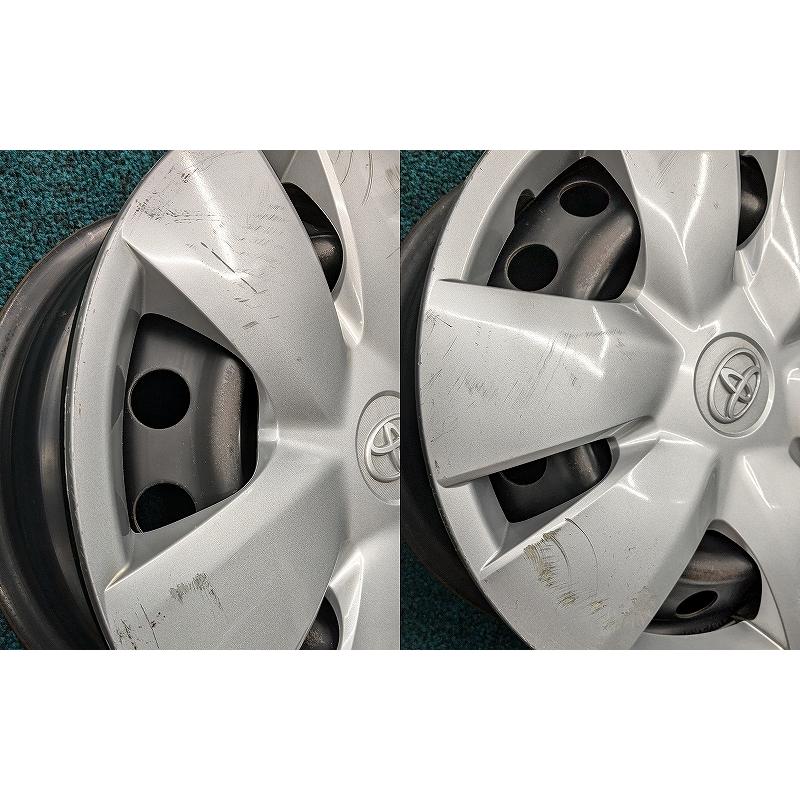 トヨタ（TOYOTA） ☆14インチ 中古 鉄ホイール 4本 4穴 PCD100 IN39