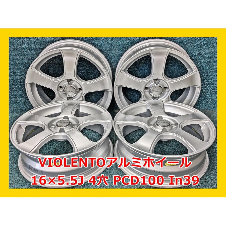 16インチ 社外ホイール 軽自動車 4穴 4本セット
