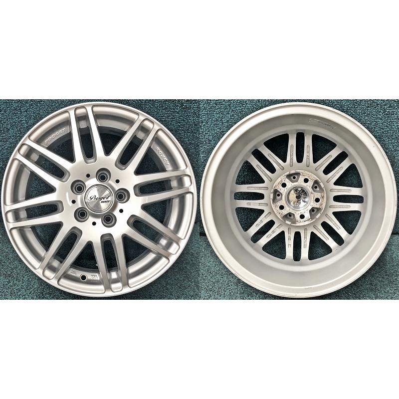 ★15インチ PROGET ROXCY 中古 社外 アルミホイール 4本 5穴 PCD100 IN45★の画像