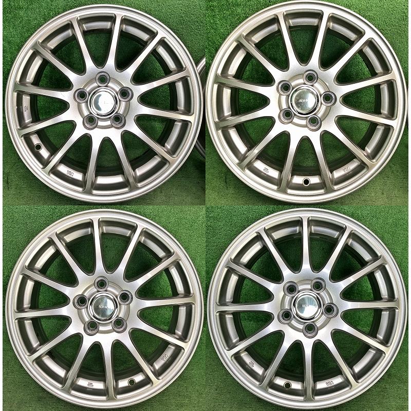 ECO FORME ☆15インチ FOR SE-12 中古 社外 アルミホイール 4本 5穴 
