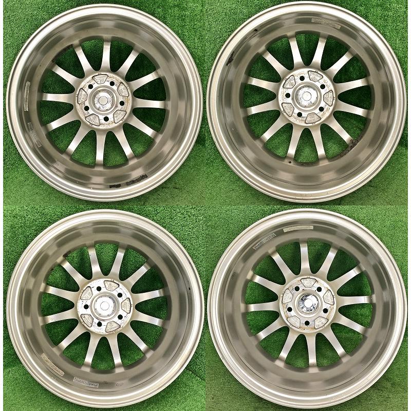 ECO FORME ☆15インチ FOR SE-12 中古 社外 アルミホイール 4本 5穴