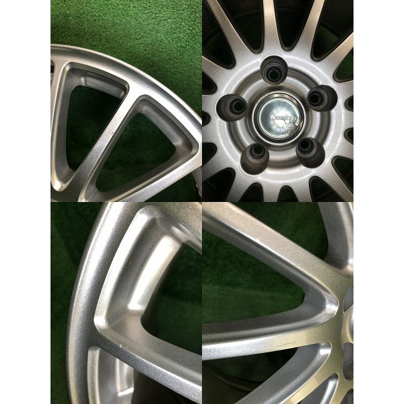 ECO FORME ☆17インチ SE-12 中古 社外 アルミホイール 4本 5穴 PCD