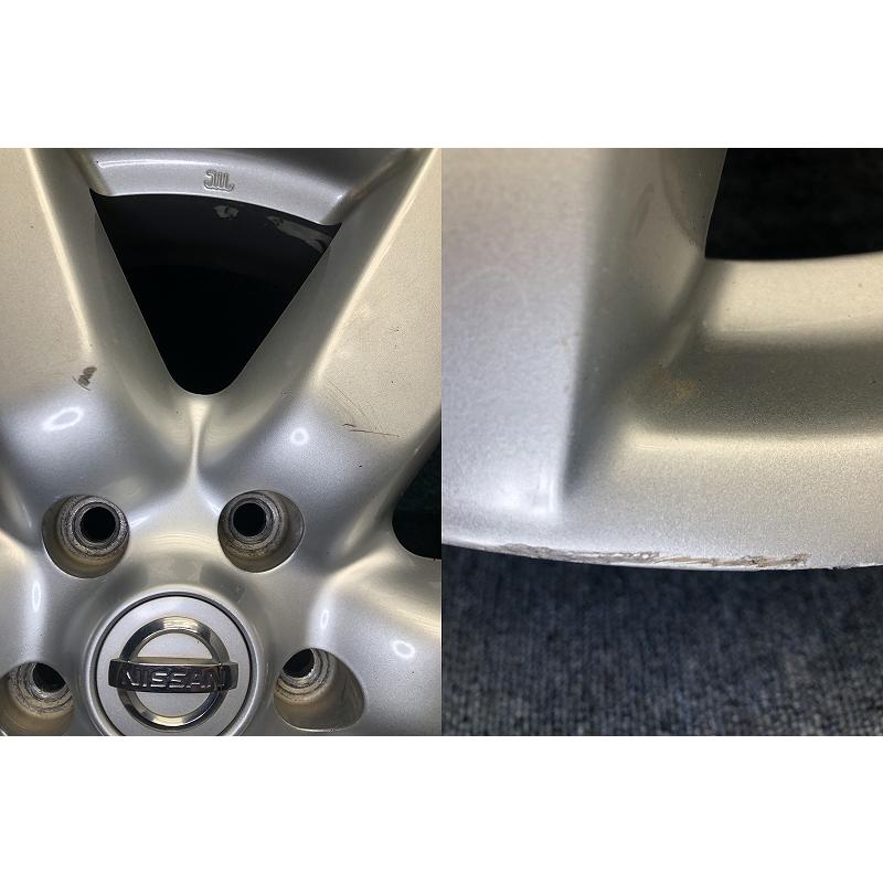 日産（NISSAN） ☆17インチ 純正 中古 アルミホイール 4本 5穴 PCD