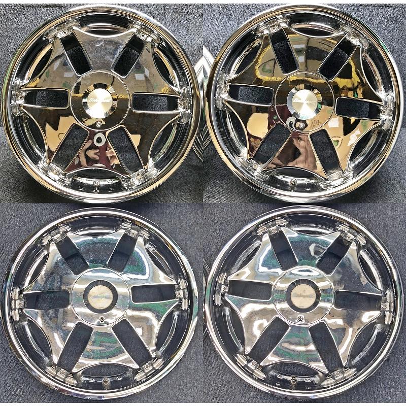 ☆18インチ Bahnsport 中古 社外 アルミホイール 4本 5穴 PCD100/114.3