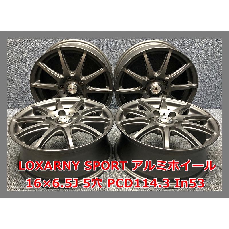 ロクサーニ ☆16インチ LOXARNY SPORT 中古 社外 アルミホイール 4本 5 