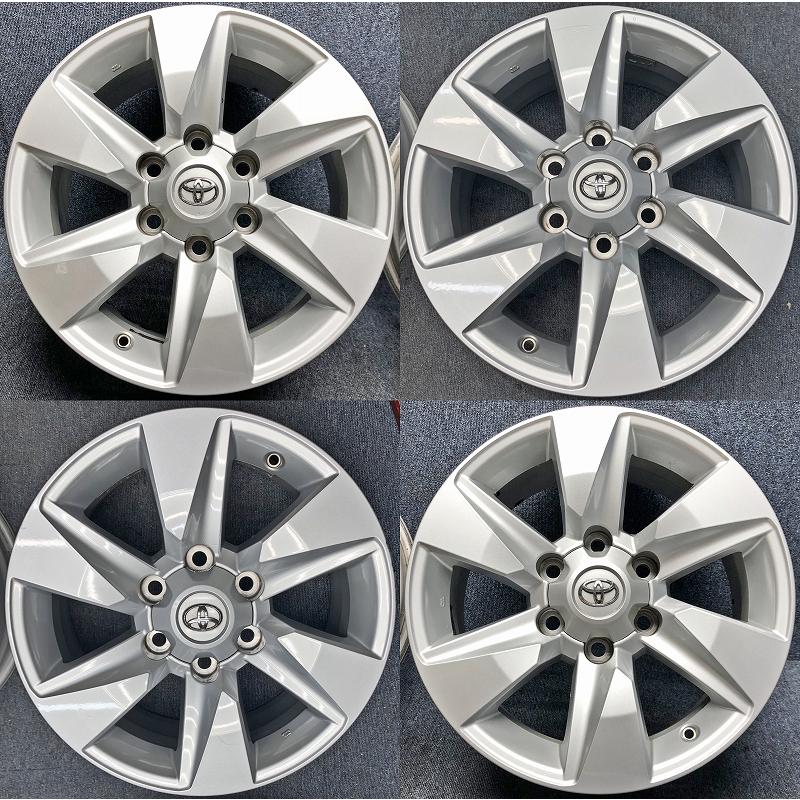 ランドクルーザー ☆17インチ トヨタ 純正 中古 アルミホイール 4本 6