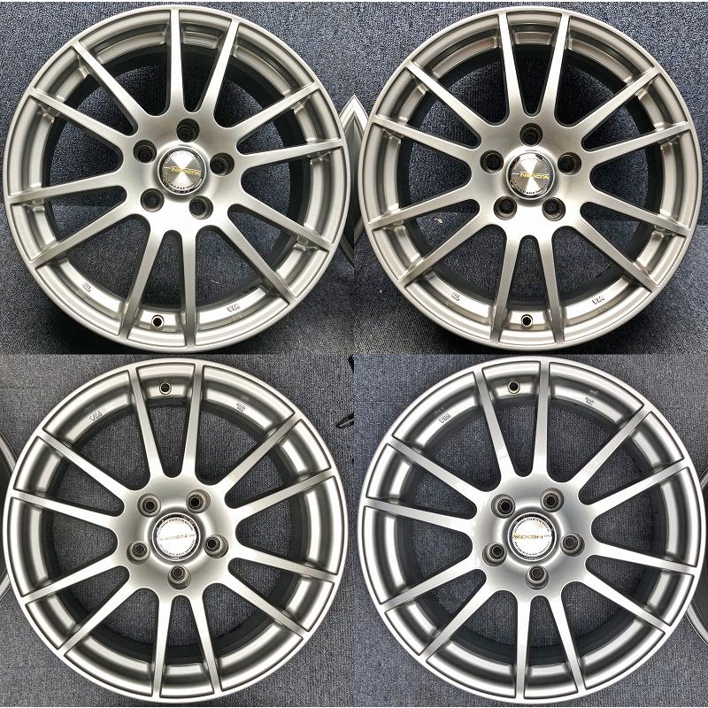 ☆17インチ NEXTA 中古 社外 アルミホイール 4本 5穴 PCD:114.3 IN40 
