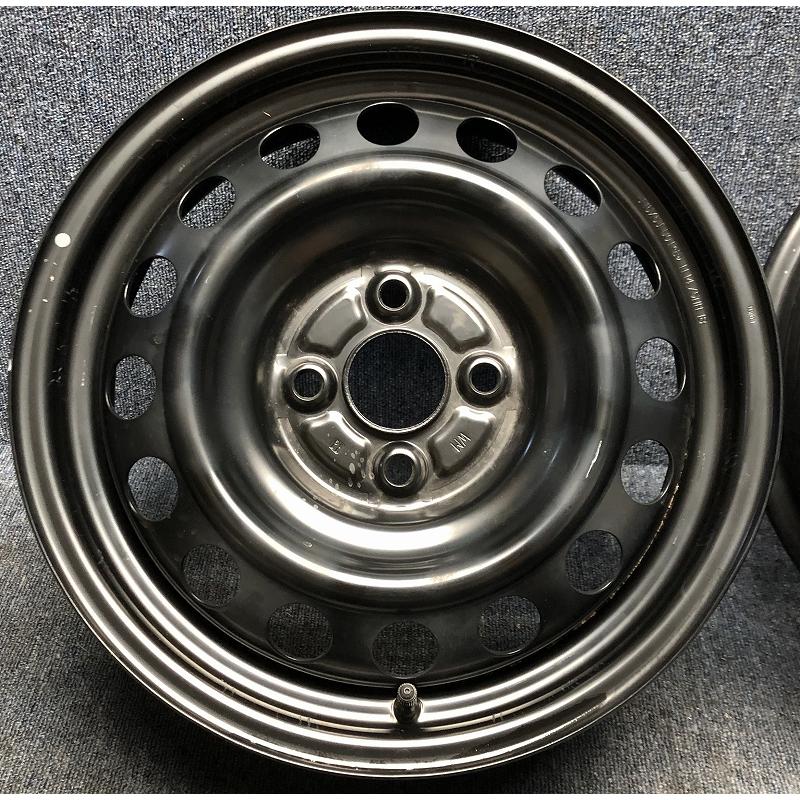 １５インチ　【中古】スチールホイール　４本　★　TOYOTA　純正 激安 4本セット】トヨタ 純正 スチール 鉄ホイール 鉄チン 中古品 15