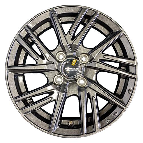 2025-2026年 165/65R14 チャンシャン CSC-801 夏タイヤ/WARENアルミホイール 新品4本セット 4穴 PCD100 In45_4