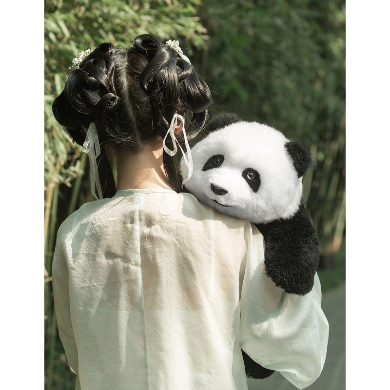 パンダのぬいぐるみがリアルでリアル、パンダの恋人へのパンダギフト、装飾、完全手作りのパンダぬいぐるみ 手作りぬいぐるみ 「ぬいぐるみ」豆しば三兄弟つれてって！マスコット（120個入）